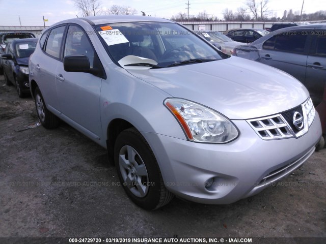 JN8AS5MV8BW660986 - 2011 NISSAN ROGUE S/SV/KROM SILVER photo 1