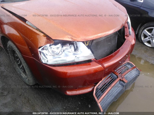 1B3LC46KX8N598800 - 2008 DODGE AVENGER SE ORANGE photo 6