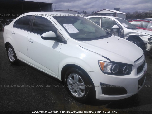 1G1JC5SH2C4225439 - 2012 CHEVROLET SONIC LT WHITE photo 1