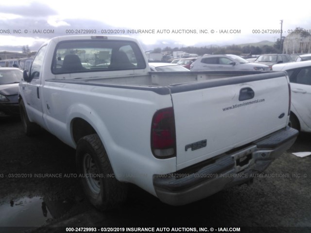 1FTSF30P03EC36077 - 2003 FORD F350 SRW SUPER DUTY WHITE photo 3