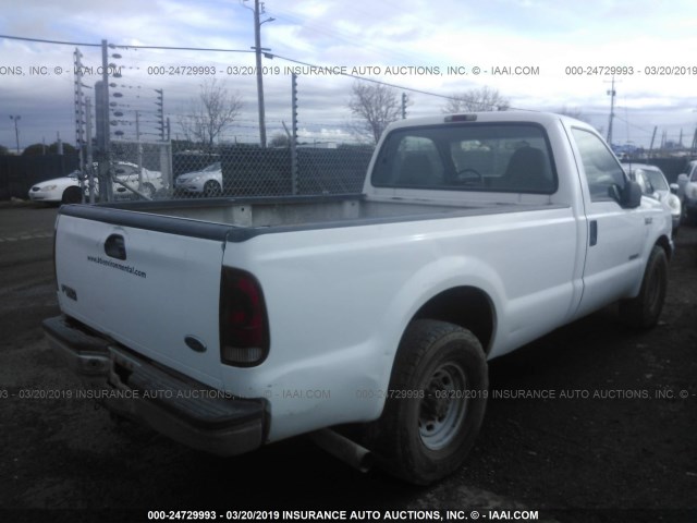 1FTSF30P03EC36077 - 2003 FORD F350 SRW SUPER DUTY WHITE photo 4