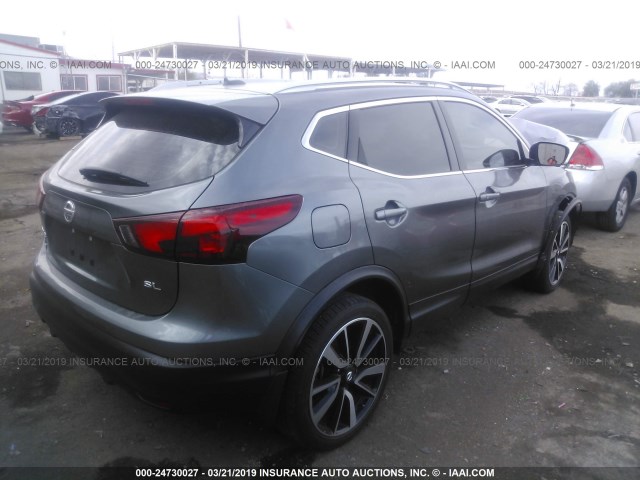 JN1BJ1CP0HW000726 - 2017 NISSAN ROGUE SPORT S/SV/SL GRAY photo 4