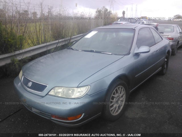 19UYA2254XL004972 - 1999 ACURA 3.0CL BLUE photo 2