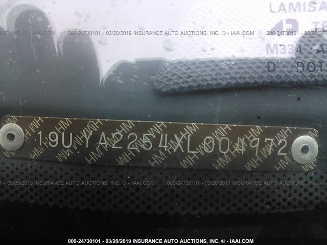 19UYA2254XL004972 - 1999 ACURA 3.0CL 蓝色 照片 9