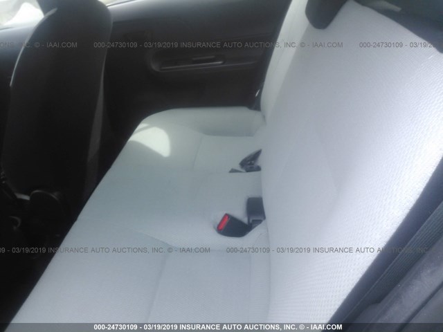 JTDKDTB31F1584708 - 2015 TOYOTA PRIUS C GRAY photo 8