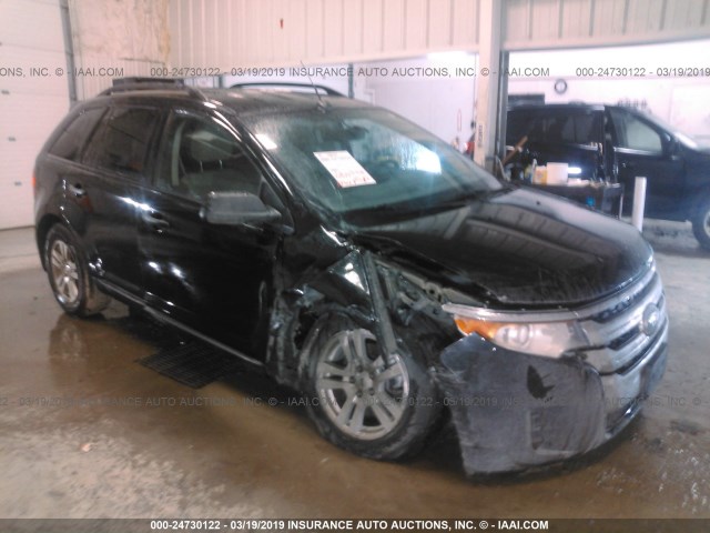 2FMDK3GC5DBA68548 - 2013 FORD EDGE SE BLACK photo 1