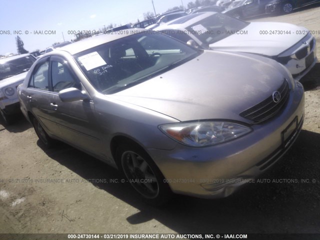 4T1BE32K63U662779 - 2003 TOYOTA CAMRY LE/XLE/SE Champagne photo 1