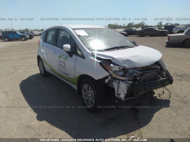 3N1CE2CP2JL371882 - 2018 NISSAN VERSA NOTE S/S PLUS/SV/SL/SR WHITE photo 1