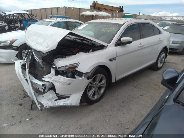 1FAHP2E82FG175266 - 2015 FORD TAURUS SEL WHITE photo 2