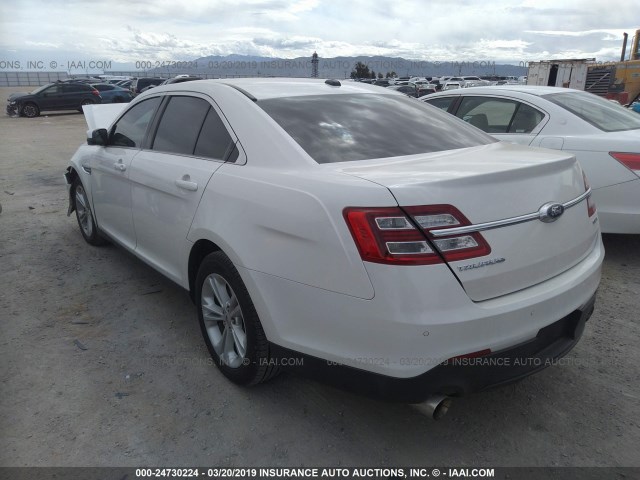 1FAHP2E82FG175266 - 2015 FORD TAURUS SEL WHITE photo 3