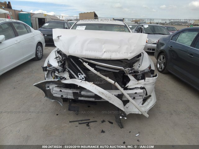 1FAHP2E82FG175266 - 2015 FORD TAURUS SEL WHITE photo 6