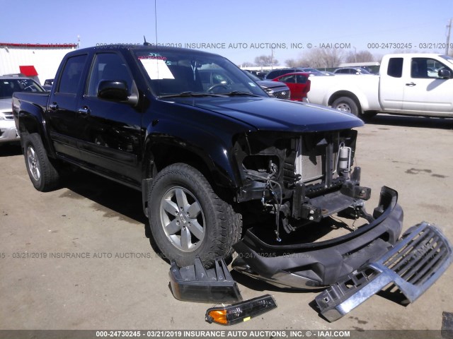 1GTH6PFE1C8113345 - 2012 GMC CANYON SLE-2 BLACK photo 1