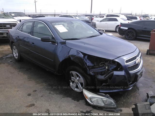 1G11B5SA4DF242660 - 2013 CHEVROLET MALIBU LS BLUE photo 1