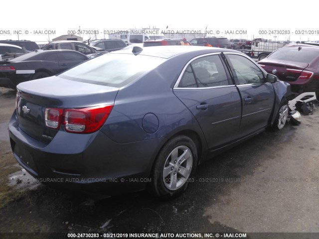 1G11B5SA4DF242660 - 2013 CHEVROLET MALIBU LS BLUE photo 4