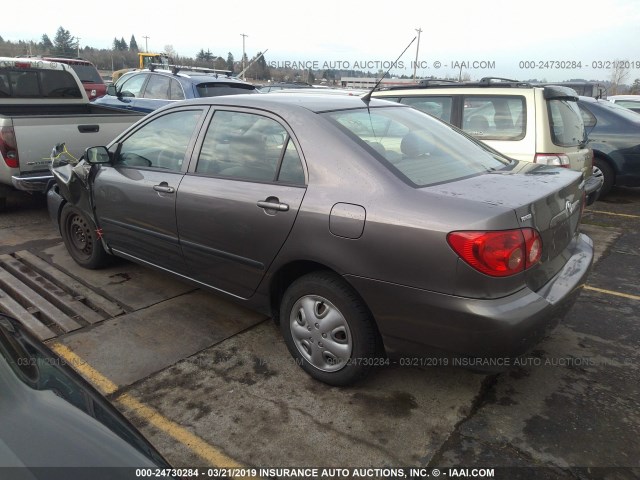 1NXBR32E16Z613637 - 2006 TOYOTA COROLLA CE/LE/S GRAY photo 3