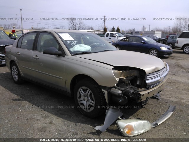 1G1ZS51F56F287237 - 2006 CHEVROLET MALIBU LS GOLD photo 1
