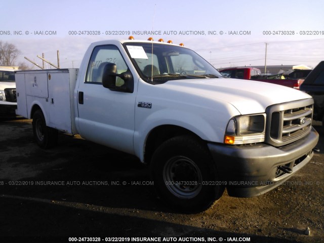 1FDSF34L14EC64314 - 2004 FORD F350 SRW SUPER DUTY WHITE photo 1