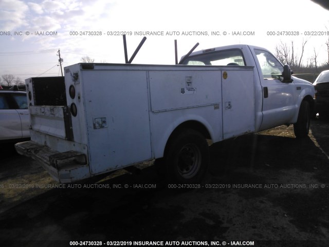 1FDSF34L14EC64314 - 2004 FORD F350 SRW SUPER DUTY WHITE photo 4