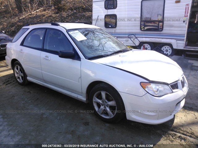 JF1GG61697H805030 - 2007 SUBARU IMPREZA 2.5I WHITE photo 1