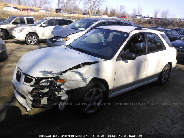 JF1GG61697H805030 - 2007 SUBARU IMPREZA 2.5I WHITE photo 2