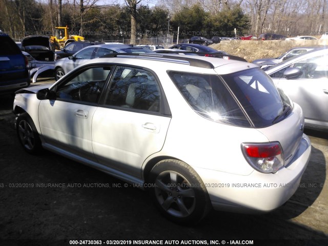 JF1GG61697H805030 - 2007 SUBARU IMPREZA 2.5I WHITE photo 3