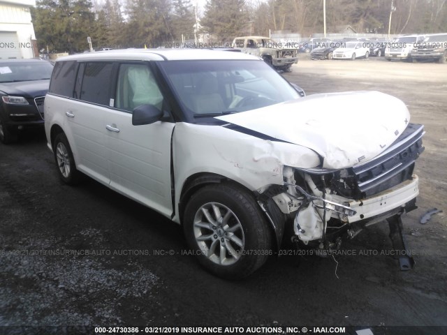 2FMGK5B85DBD22139 - 2013 FORD FLEX SE WHITE photo 1