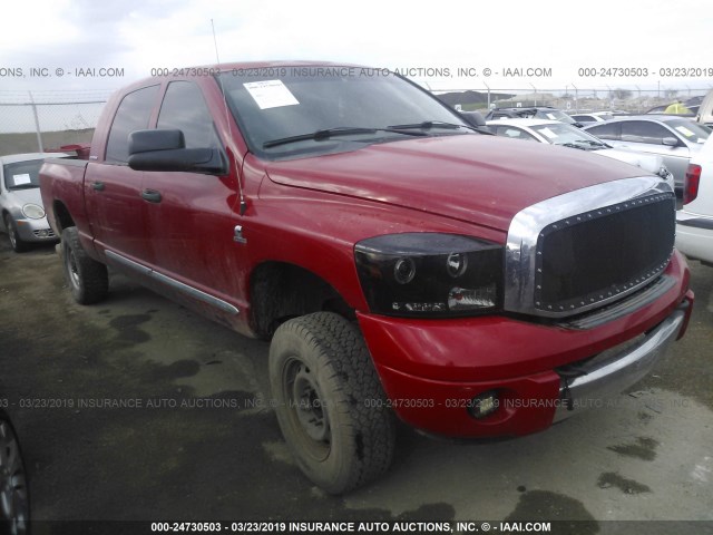 3D7KS29C16G136143 - 2006 DODGE RAM 2500 RED photo 1