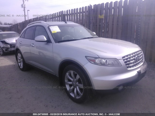 JNRAS08W64X214494 - 2004 INFINITI FX35 SILVER photo 1