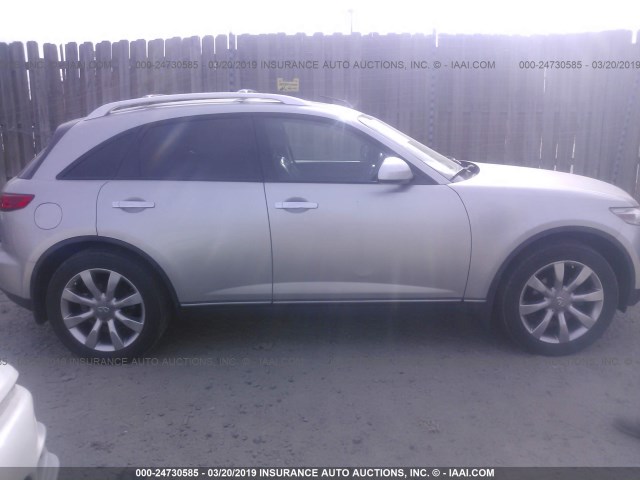 JNRAS08W64X214494 - 2004 INFINITI FX35 SILVER photo 6