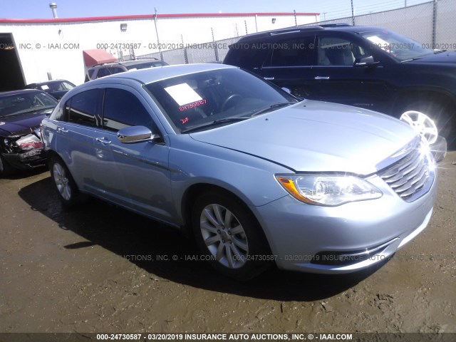 1C3CCBCG1DN528264 - 2013 CHRYSLER 200 LIMITED BLUE photo 1