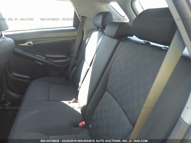 2T1KU40EX9C097582 - 2009 TOYOTA COROLLA MATRIX  ORANGE photo 8