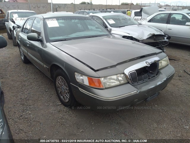 2MEFM74W9YX715604 - 2000 MERCURY GRAND MARQUIS GS GRAY photo 1