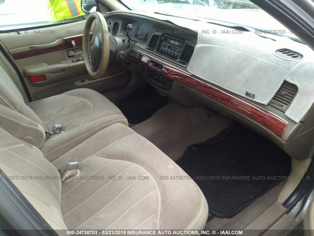 2MEFM74W9YX715604 - 2000 MERCURY GRAND MARQUIS GS GRAY photo 5