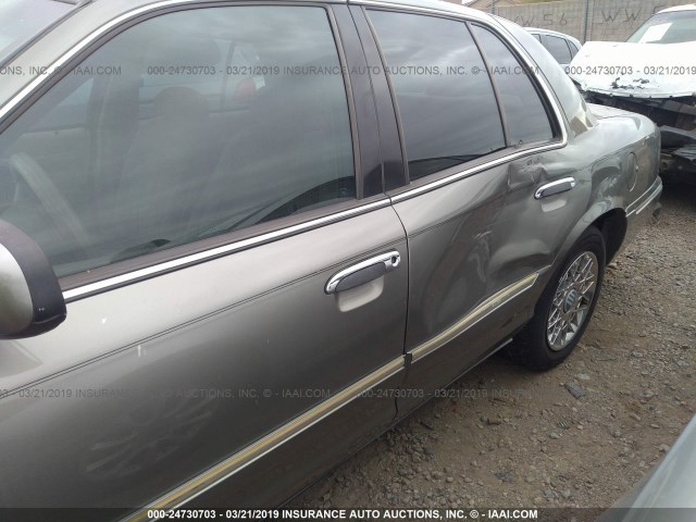 2MEFM74W9YX715604 - 2000 MERCURY GRAND MARQUIS GS GRAY photo 6