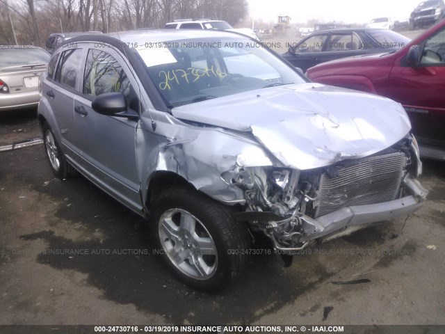 1B3HB48B47D156847 - 2007 DODGE CALIBER SXT SILVER photo 1