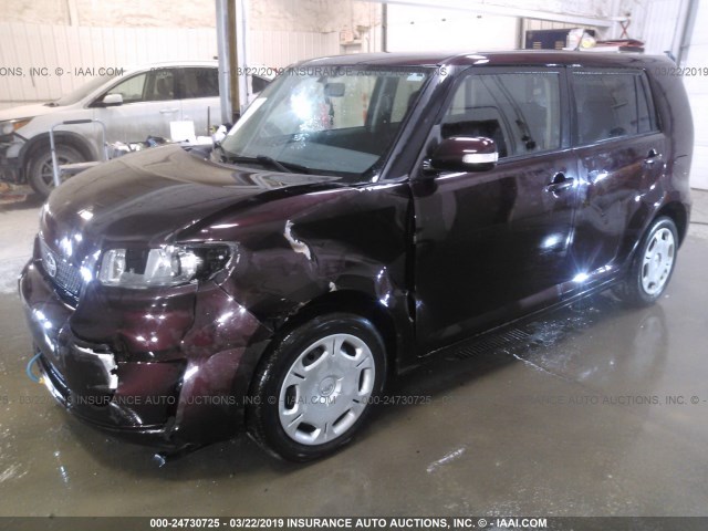 JTLKE50E491083933 - 2009 TOYOTA SCION XB 栗色 照片 2