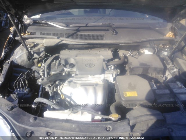 4T4BF1FK2FR490014 - 2015 TOYOTA CAMRY LE/XLE/SE/XSE BLACK photo 10