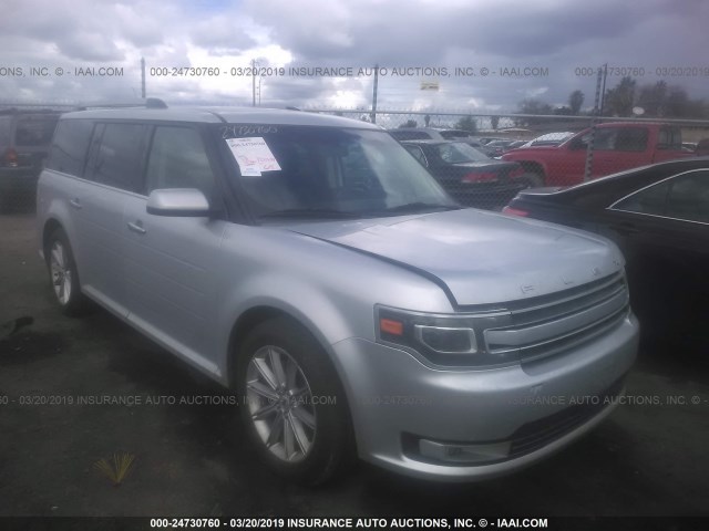 2FMHK6D8XDBD05151 - 2013 FORD FLEX LIMITED SILVER photo 1