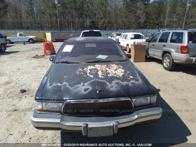 1G4BT5373PR428409 - 1993 BUICK ROADMASTER LIMITED BLACK photo 6