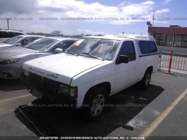 1N6SD11S2VC346671 - 1997 NISSAN TRUCK XE WHITE photo 2