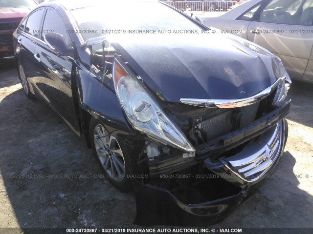 5NPEC4ACXEH852217 - 2014 HYUNDAI SONATA SE/LIMITED BLACK photo 1