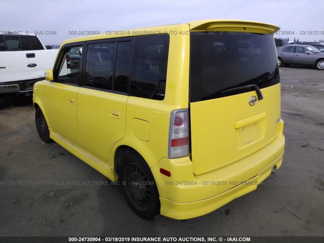 JTLKT324054014969 - 2005 TOYOTA SCION XB 黄色 照片 3