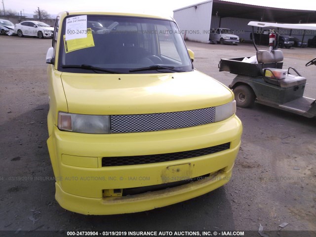 JTLKT324054014969 - 2005 TOYOTA SCION XB 黄色 照片 6