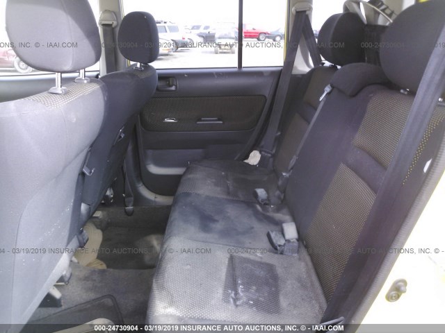 JTLKT324054014969 - 2005 TOYOTA SCION XB 黄色 照片 8