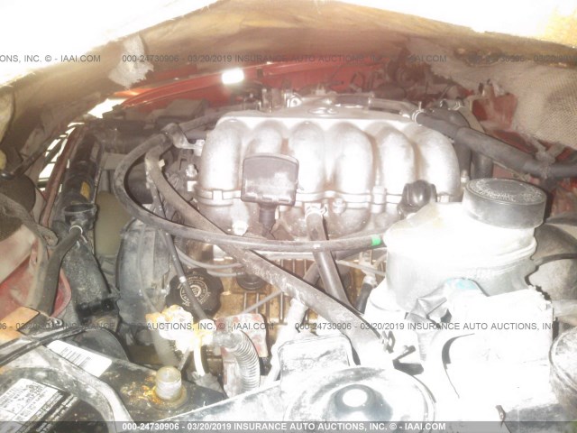 4TAWN72N4XZ521981 - 1999 TOYOTA TACOMA XTRACAB RED photo 10