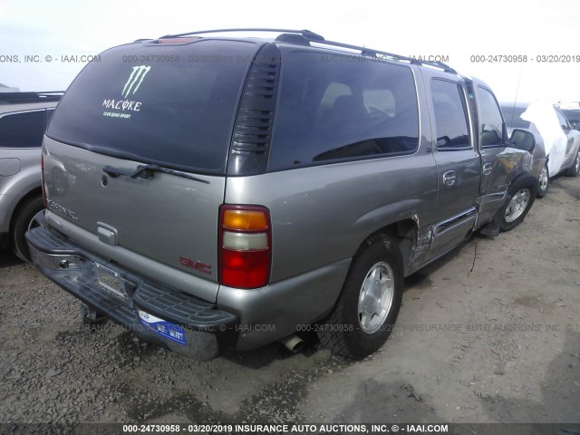 3GKFK16Z62G358903 - 2002 GMC YUKON XL K1500 TAN photo 4