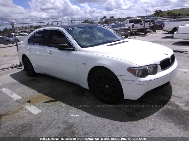 WBAGN63453DS44772 - 2003 BMW 745 LI WHITE photo 1