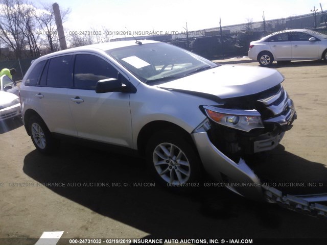 2FMDK3GC8DBA85635 - 2013 FORD EDGE SE GRAY photo 1