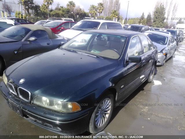 WBADN63462GN86036 - 2002 BMW 540 I AUTOMATIC GREEN photo 2