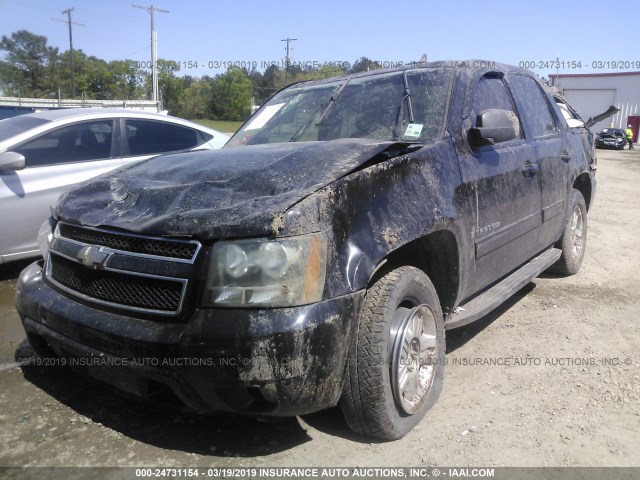 1GNEC23389R285822 - 2009 CHEVROLET TAHOE C1500 LT BLACK photo 2